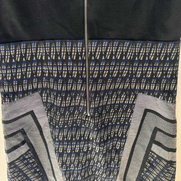 Diane Von Furstenberg Amanda Dress Jacquard Geometric Sheath Mini Size 6 - Picture 6 of 10